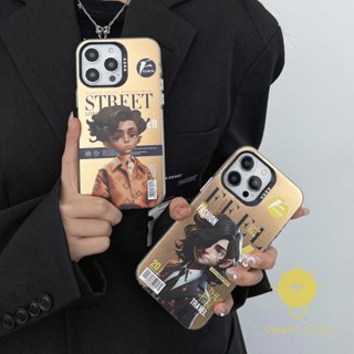 For เคสไอโฟน 14 Pro Max [Street Modern Cool Boy] เคส Phone Case For iPhone 14 Pro Max Plus 13 12 For เคสไอโฟน11 Ins Korean Style Retro Classic Couple Shockproof Protective TPU Cover Shell