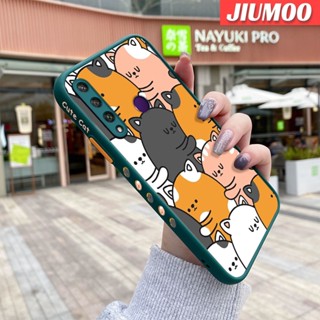 เคสโทรศัพท์มือถือ ซิลิโคนแข็ง บาง กันกระแทก ลายการ์ตูนแมวน่ารัก สําหรับ Huawei Y6P