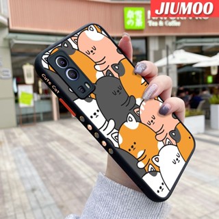 เคสโทรศัพท์มือถือ ซิลิโคนแข็ง บาง กันกระแทก ลายการ์ตูนแมวน่ารัก สําหรับ VIVO Y72 5G Y52 5G Y75s 5G