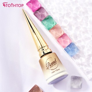 Bomd ใหม่ยาทาเล็บเจล 16 สีอินเทอร์เน็ตสียอดนิยม Universal Crystal Cat&amp;#39;s Eye Gel Crystal Candy Cat&amp;#39;s Eye Gel Naked Color Nail Gel [TOP]