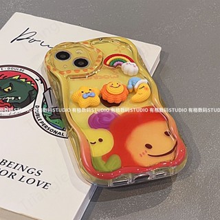 เคสมือถือ แบบนิ่ม ลายดอกทานตะวันน่ารัก สามมิติ กันกระแทก สําหรับ iPhone14pro max iPhone13 12 11 iPhone14 Iphone 13 Fresh 12 Pro max Airbag 11
