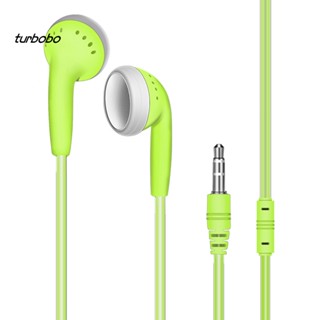 Turbobo หูฟังอินเอียร์ แบบมีสาย 3.5 มม. สีแคนดี้ สําหรับโทรศัพท์ MP3 แล็ปท็อป