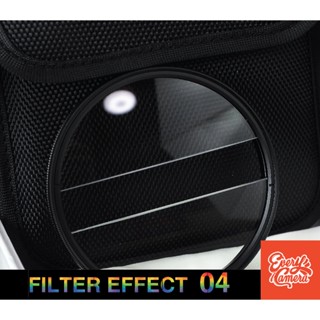 Filter effect 04 Split Diopter แถม step up ring Filter effect prism lens ฟิวเตอร์เอฟเฟค