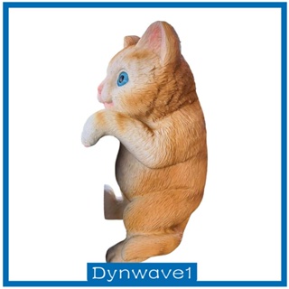 [Dynwave1] รูปปั้นเรซิ่น รูปสัตว์น่ารัก สําหรับแขวนตกแต่งกระถางดอกไม้ รั้ว