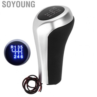 Soyoung Gear Shift Knob Stick Head Lever Handle 6 Speed for BMW 1 3 5 Series M X1 X3 X5 E60 E61 E65 E83 E84 E90 E91 E92