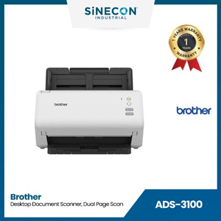 Brother บราเดอร์ เครื่องสแกนเอกสาร ADS-3100 Desktop Document Scanner By Sinecon