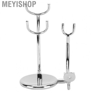 Meyishop Manual Shaving Brush Soap Bowl Stand Electroplating Metal Knif Hbh