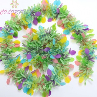 【COLORFUL】Easter Flower Decorative Festive Front Door Garland Holiday Home Indoor Outdoor