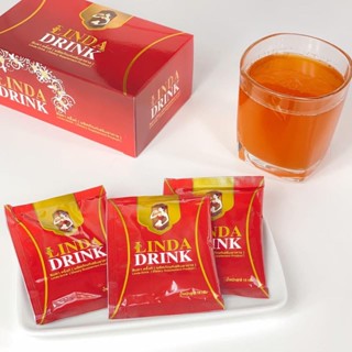 ราคาต่อกล่อง น้ำชงเอวบาง LINDA DRINK น้ำชงลินดา ดริ้งค์ เครื่องดื่มผงสำเร็จรูป 10 ซอง