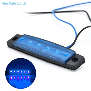 Onebaby ไฟสัญญาณเตือน Led 6 ดวง 12V 24V สําหรับติดท้ายรถบรรทุก รถพ่วง 1 ชิ้น