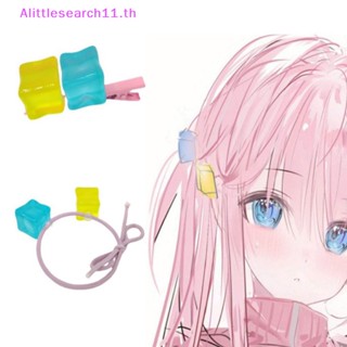 Alittlesearch11 ยางรัดผม ยืดหยุ่น ลายการ์ตูนอนิเมะ BOCCHI THE ROCK สีเหลือง สีฟ้า สําหรับผู้หญิง