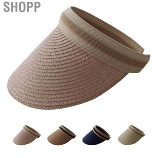 Shopp Women s Wide Brim Sun Hats Braided Visor Protection Hat for Outdoor Activities