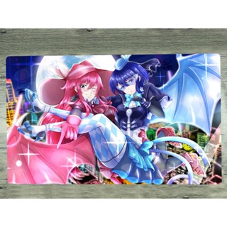 Yugioh Evil Twins TCG CCG Playmat แผ่นรองเมาส์ สําหรับเล่นเกม