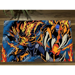 Yugioh Playmat Salamangreat Heatleo TCG CCG แผ่นรองเมาส์ สําหรับเล่นเกม