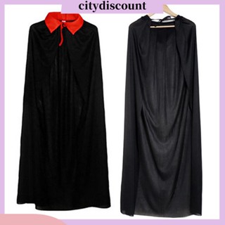 &lt;citydiscount&gt; เสื้อคลุมยาว มีฮู้ด แบบผูกเชือก ชั้นเดียว สําหรับปาร์ตี้ฮาโลวีน