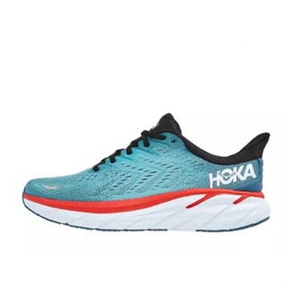 Hoka ONE Clifton 8 รองเท้ากีฬา รองเท้าวิ่งลําลอง ดูดซับแรงกระแทก สําหรับผู้ชาย PUQR