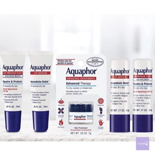 ✅พร้อมส่งทั้ง2สูตร✅แท้ Aquaphor Eucerin Lip Repair Lip Balm + Sunscreen , Lip Protectant 10ml.