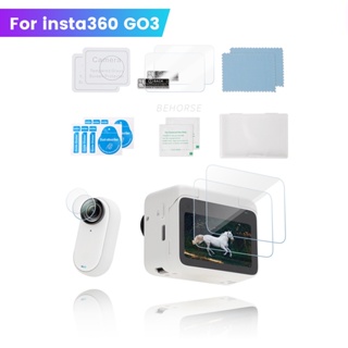 ฟิล์มกระจกนิรภัยกันรอยหน้าจอ 9HD อุปกรณ์เสริม สําหรับกล้อง Insta360 GO 3 Insta 360 GO3