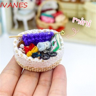 IVANES โมเดลกรรไกรถักนิตติ้ง ขนสัตว์ DIY สําหรับตกแต่งบ้านตุ๊กตา