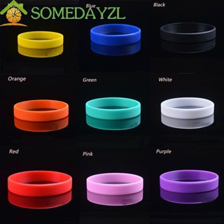 SOMEDAYZL สายรัดข้อมือ ยางซิลิโคน หลากสีสัน สําหรับเล่นกีฬา