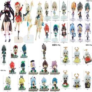 โมเดลฟิกเกอร์อนิเมะ Aixlan Genshin Impact Account Keqing Amber Klee Mona Figma ของเล่นสําหรับเด็ก