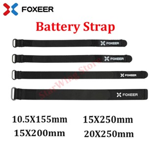 Foxeer สายคล้องแบตเตอรี่ LIPO ซิลิโคน หนา 1.8 มม. 10.5X115 มม. 15X200 มม. 15X250 มม. 20X250 มม. ทนทาน สําหรับ FPV 3 ชิ้น