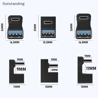 Outstanding อะแดปเตอร์แปลง USB 3.0 เป็น Type C 180 องศา สําหรับ Macbook Xiaomi HUAWEI Samsung USB OTG