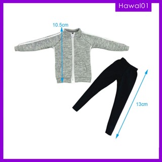 [Hawal] เสื้อผ้าผู้หญิง สเกล 1/6 สําหรับตุ๊กตา 12 นิ้ว