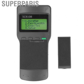 Superparis Network Cable Tester Phone Wire 1350m Wide Application for 5E 6E