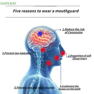 Superaf ขายดี สายรัดปาก ทนทาน สําหรับมวยเทควันโด