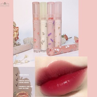 Dreamer Kiss Mirror Water ลิปกลอส เคลือบริมฝีปาก กระจกใส ลิปออยล์ กันน้ํา ลิควิดลิปสติก สีนู้ด บราวน์ เคลียร์ทินท์ เครื่องสําอาง