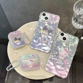 เคสโทรศัพท์มือถือ กันลื่น ลายน่ารัก สีเงิน สําหรับ iPhone 14Pro Max 14Pro iPhone 14 iPhone13 Pro iPhone 13Pro Max iPhone12 Pro Max 12 Pro 12 11 AirPods 1 2 Pro 3