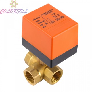 【COLORFUL】Electric Ball Valve 1/2" 3/4" 1" 2" 3-Wire 2 Point Control Alternative