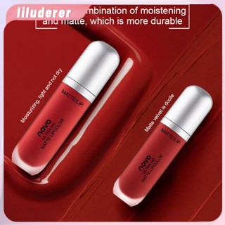 Novo Ice Cream Velvet Lip Glaze Student Moisturizing Matte Lip Glaze ลิปทินท์ HO