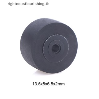 Righteousflourishs.th ล้อสายพานลูกกลิ้งยาง 13.5x8x6.8x2 มม. อุปกรณ์เสริม สําหรับเครื่องเล่นวิทยุสื่อสาร 1 ชิ้น