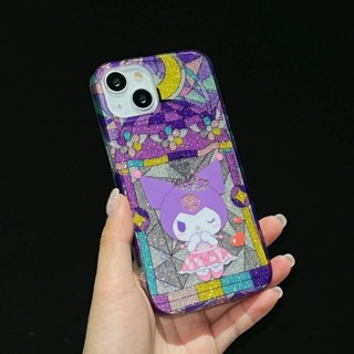 เคสโทรศัพท์มือถือ ซิลิโคนนิ่ม ปิดด้านหลัง ลายการ์ตูนคุโรมิ แฟชั่น สําหรับ iPhone13 Pro Max 14 12 11