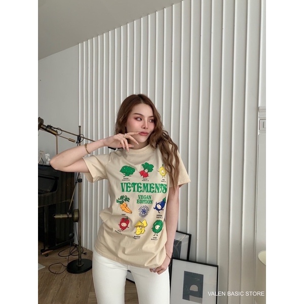 แฟชั่น VETEMENTS  T-Shirt เสื้อยืดแบรนด์เนม