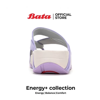 [สินค้าใหม่ New Arrival] Bata Energy+ รองเท้าแตะลำลองแฟชั่นใส่สบาย ยอดฮิต รุ่นเบลล่า สำหรับผู้หญิง สีม่วง รหัส 5719945