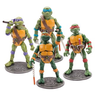 Tmnt ตุ๊กตานินจาเต่า ขนาด 17 ซม. สําหรับตกแต่งรถยนต์ Donatello Raphael Leonardo