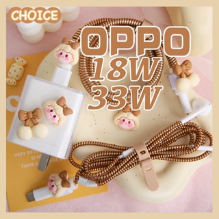 7in1 เคสป้องกันสายชาร์จ สายหูฟัง USB เป็น Type c สําหรับ oppo 18w 20w 30w 33w Android