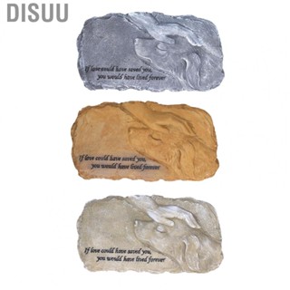 Disuu Pet Memorial Stone Garden Tombstone Resin Dog  Gravestone For Decora