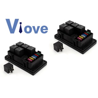 กล่องรีเลย์ 12V 40A 6 ทาง ATC ATO พร้อมรีเลย์ 24V กันน้ํา สําหรับรถยนต์ รถบรรทุก