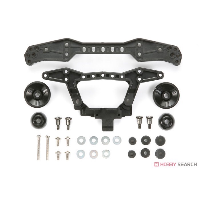 Tamiya 15412 คาร์บอนเสริมด้านหลัง Double Roller St (3 จุดแนบ)