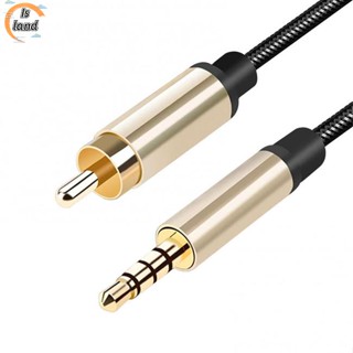 【IS】สายเคเบิลเสียงสเตอริโอดิจิทัล โคแอ็กเชียล Hdtv Spdif Rca เป็นแจ็คตัวผู้ 3.5 มม. สําหรับเครื่องขยายเสียงทีวี