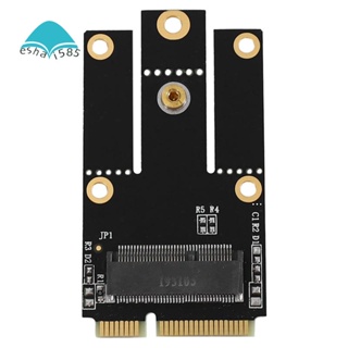 ใหม่ อะแดปเตอร์ M.2 NGFF เป็น Mini PCI-E (PCIe+USB) สําหรับการ์ด Wlan บลูทูธไร้สาย M.2 Intel AX200 9260 8265 8260 สําหรับแล็ปท็อป