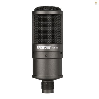 Ving)takstar SM-8B ไมโครโฟนคอนเดนเซอร์ พร้อมอะแดปเตอร์เมาท์กระจกหน้า สําหรับบันทึกเสียง ถ่ายทอดสด