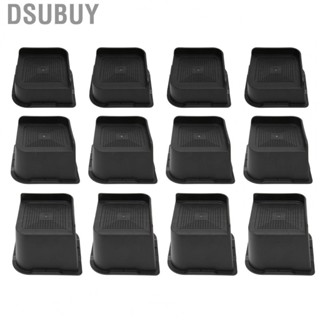 Dsubuy Chair Risers  Stackable 4PCS Bed for Tables