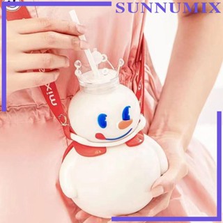 [Sunnimix] ขวดน้ําดื่ม ลายการ์ตูน ขนาด 700 มล. สําหรับเด็ก เดินป่า บ้าน กิจกรรม