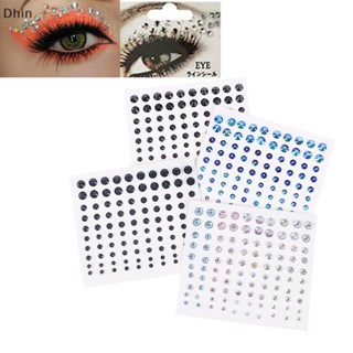 [Dhin] Face Eyeshadow Diamonds Stickers Self Adhesive Body Decoration Temporary Tattoos COD