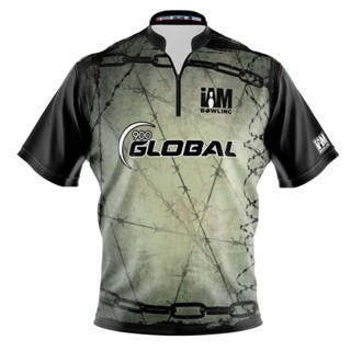 เสื้อโปโล 3D Bowing Jersey 900 Global DS 1506-9G สําหรับผู้ชาย